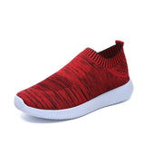 Women Spring Summer Sneaker Knitted Mesh Vulcanized Shoes